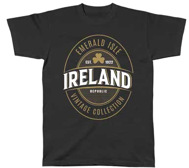 Ireland Vintage Black