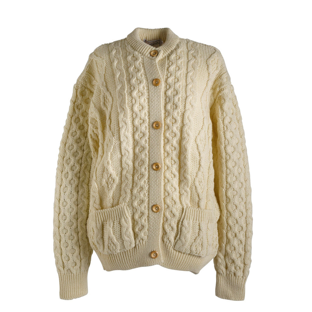 Arancraft Ladies crew neck cardigans
